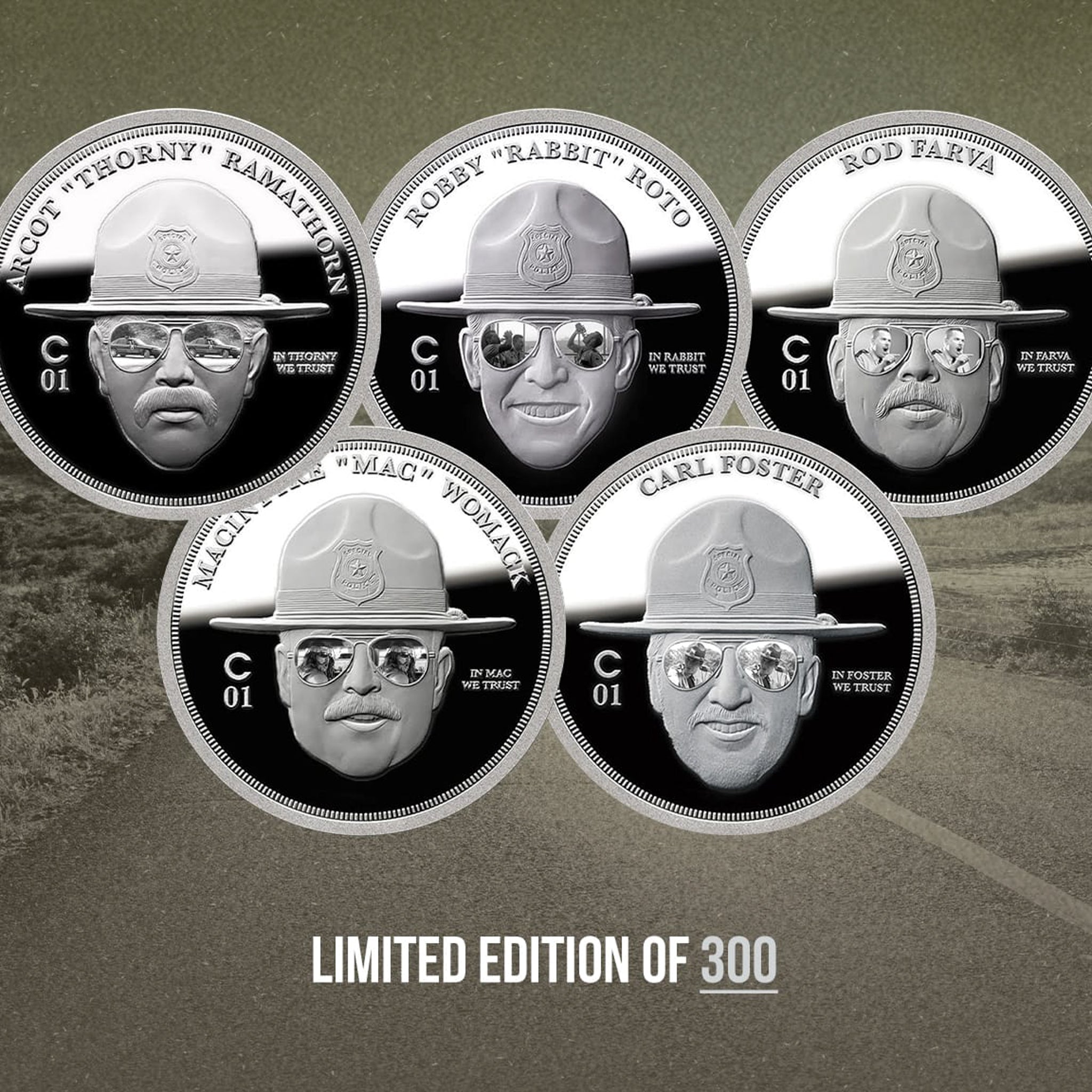 Altered State Police Silver Coin Set – The Chivery