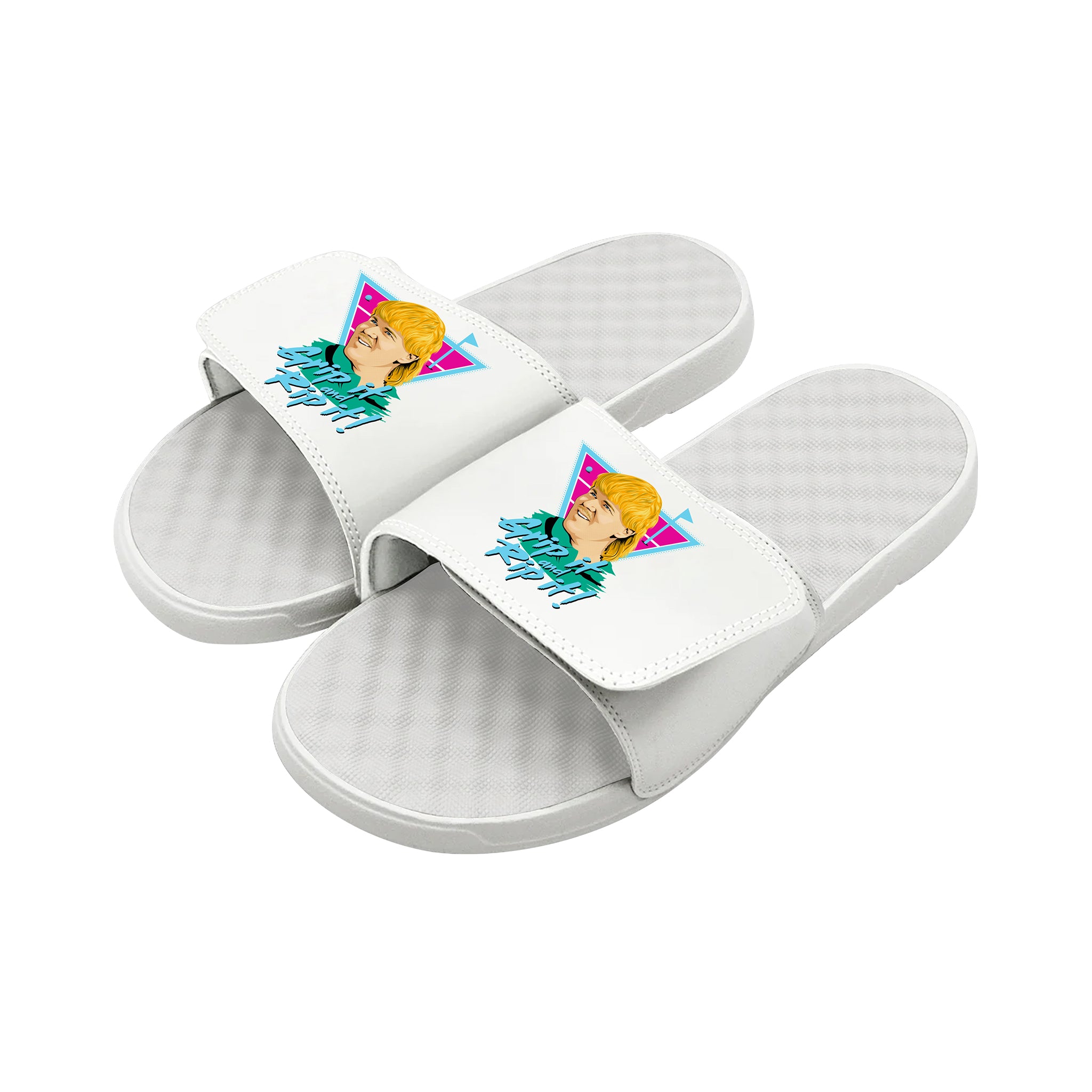 Flip flops with online grip