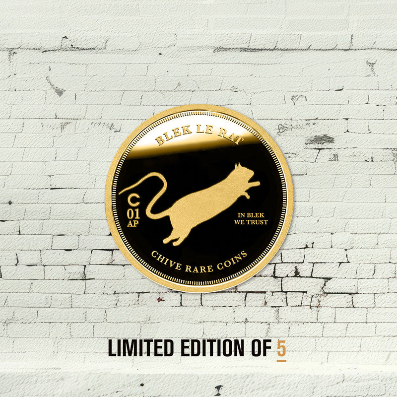 AP Blek Le Rat Warrior Gold Coin 1 oz