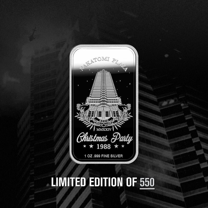 Nakatomi Plaza Silver Ingot 1 oz