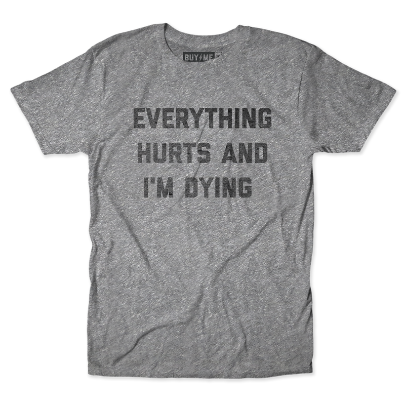 Everything Hurts Text Tee