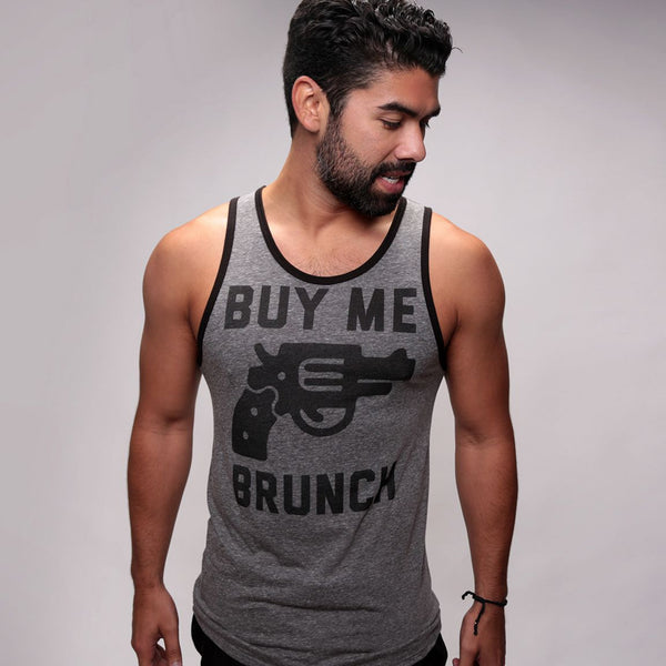 Buy Me Brunch Tank - Grey