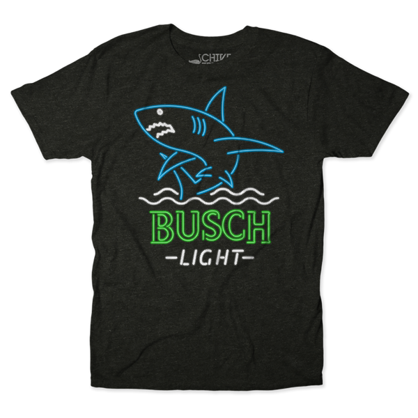 Busch Light Bass Fishing Neon Sign T-Shirt
