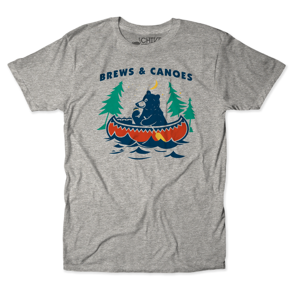 Brews And Canoes Unisex Tee