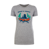 Brews And Canoes Women's Tee