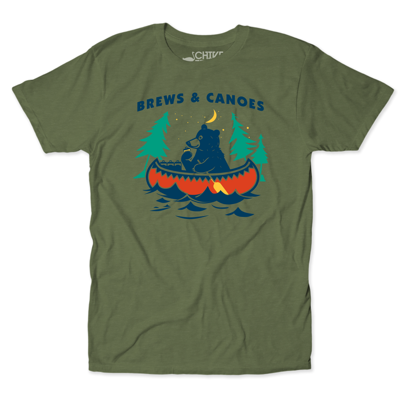 Brews And Canoes Unisex Tee