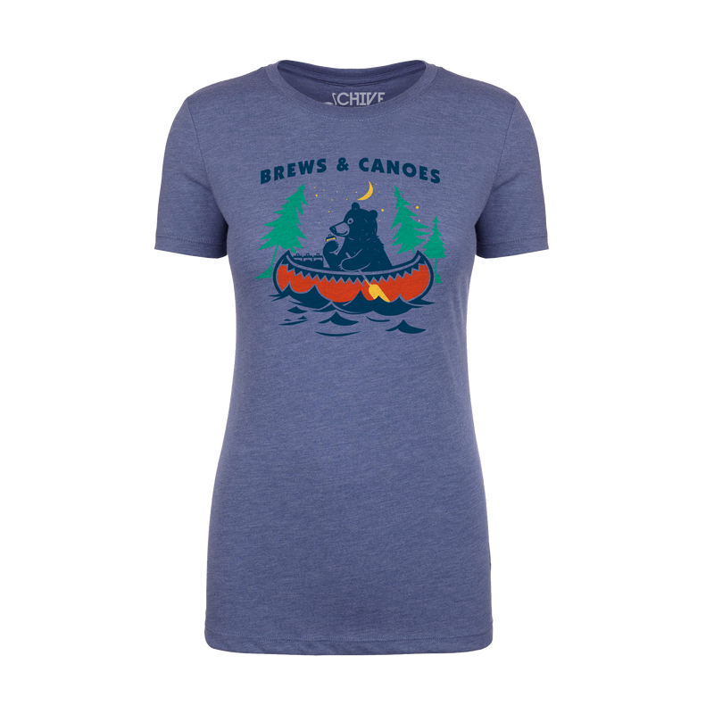 Brews And Canoes Women's Tee