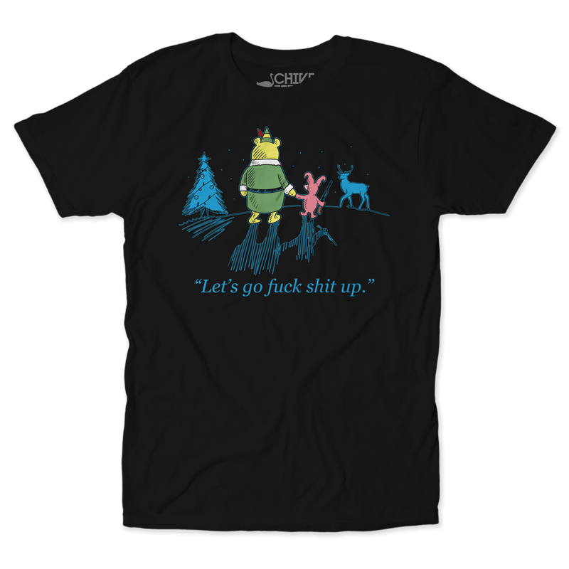 Let's Go F*ck Sh*t Up Christmas Edition V2 Unisex Tee