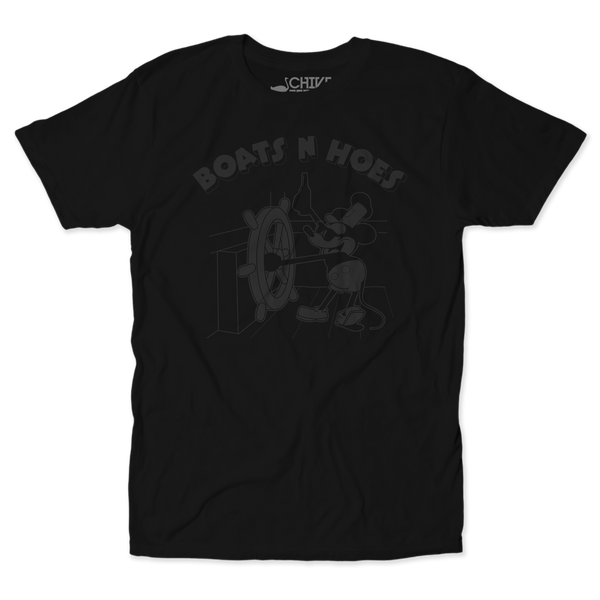 Boats N Hoes Blackout Tee