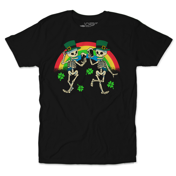 St Paddys Skeletons Unisex Tee