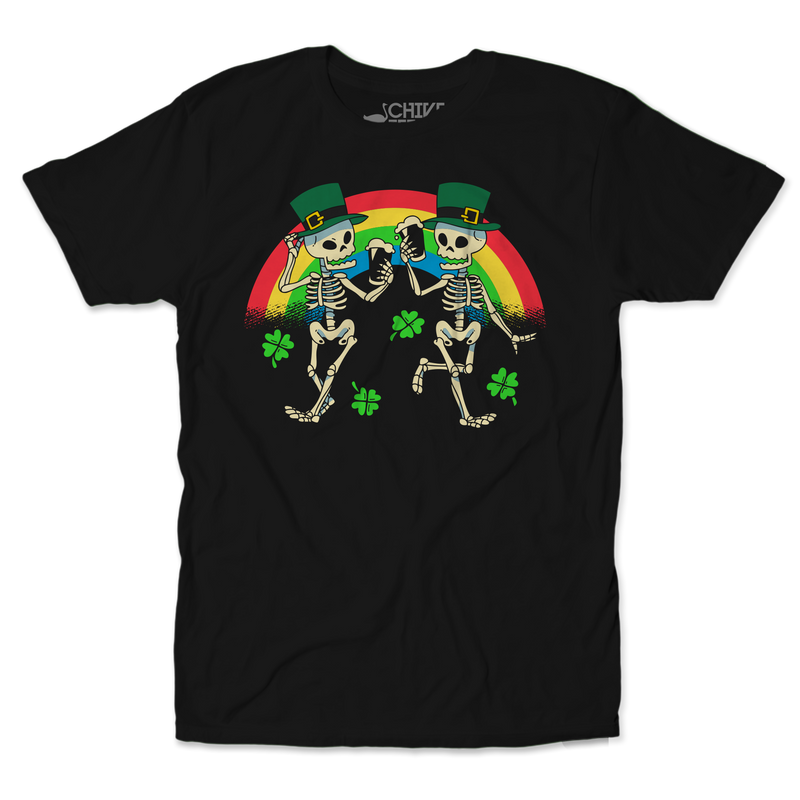 St Paddys Skeletons Unisex Tee