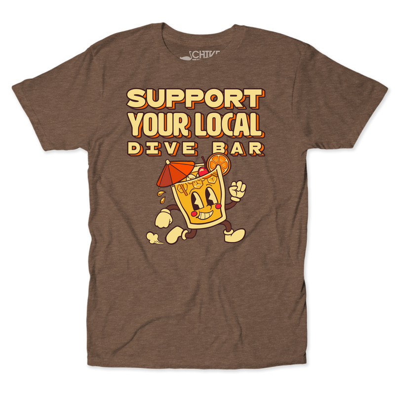 Support Your Local Dive Bar Unisex Tee