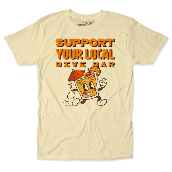 Support Your Local Dive Bar Unisex Tee