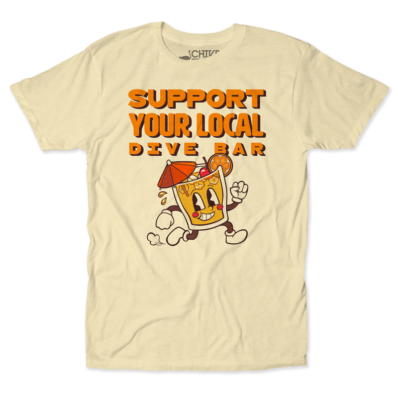 Support Your Local Dive Bar Unisex Tee