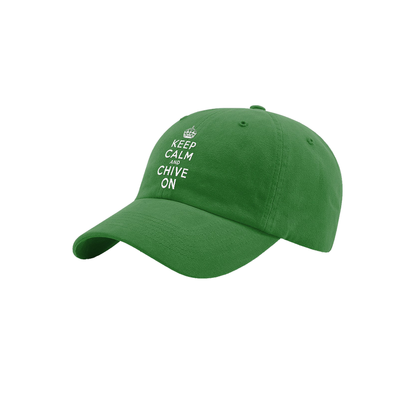Keep Calm And Chive On Dad Hat