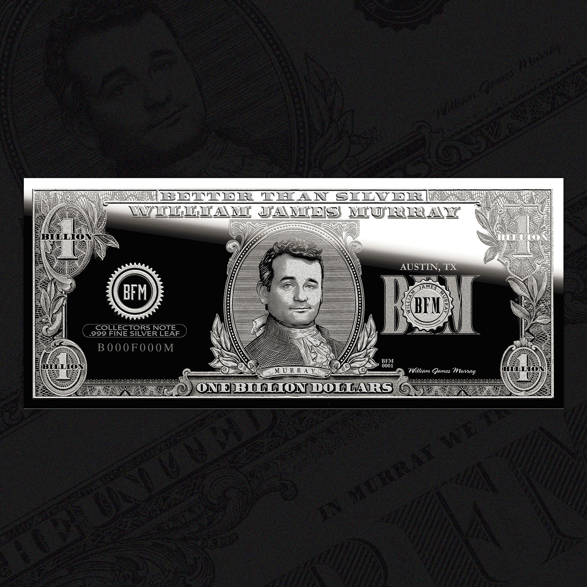 .999 Fine Silver Billion Dollar Bill – The Chivery