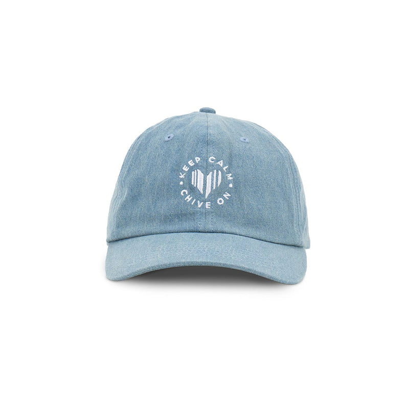 Chivette Circle Patch Denim Hat